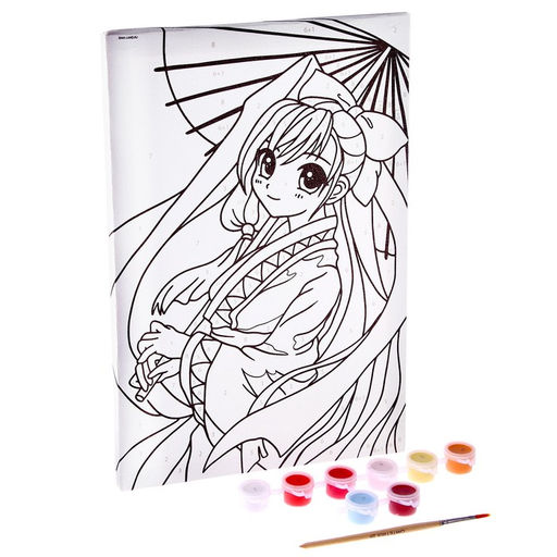 Картина по номерам Под зонтом, 20 30 см - Школа талантов фото 3