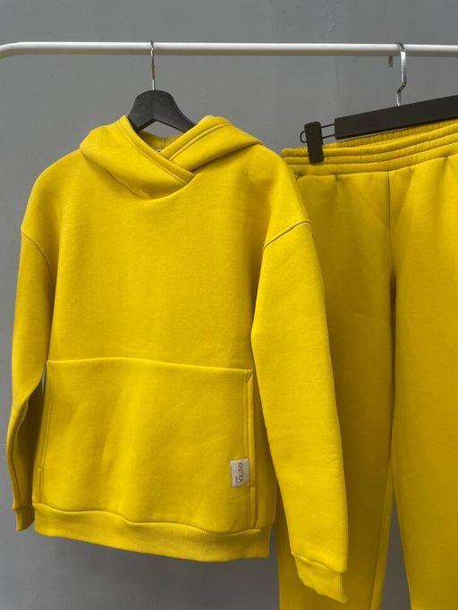 утепленный костюм футер 3хнитка начес, самое высокое качество пенье, петроль - Knitka wear фото 11