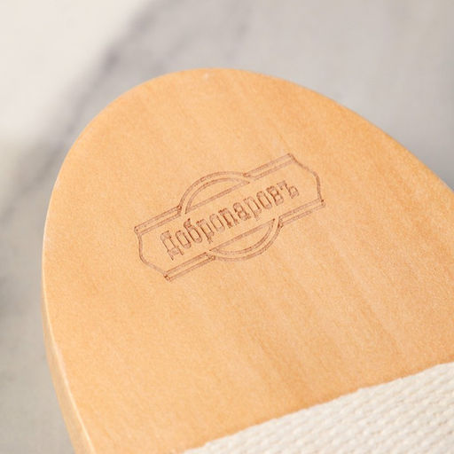 Щётка массажная для тела, из натуральной щетины, гладкая