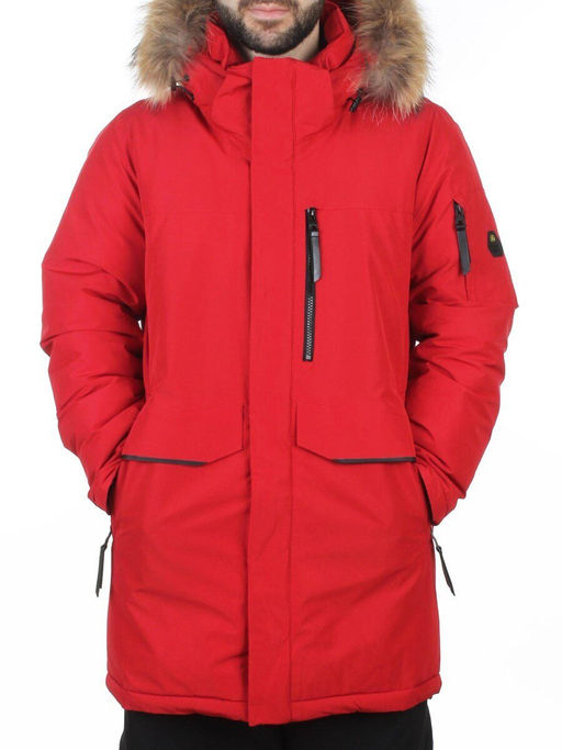 6655 RED Куртка мужская зимняя "Аляска" (200 гр. холлофайбер)