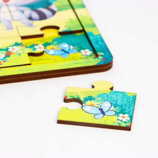 Пазл Лесные друзья с подсказкой - Лесная мастерская фото 4