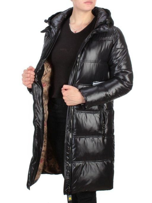 2193 BLACK Куртка зимняя женская AIKESDFRS (200 гр. холлофайбера) - Fashion фото 9
