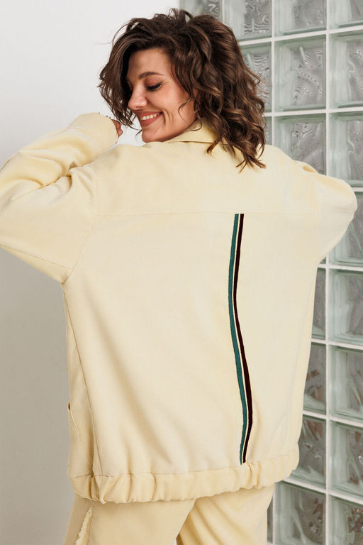 Бомбер BegiModa 2017 банан  фото 7