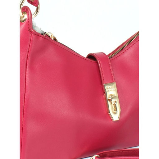 Сумка женская искусственная кожа DJ-СМ 6731-ROSE RED, 1отд, плечевой ремень, фуксия SALE 257775 - Adelia фото 4