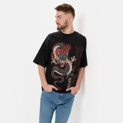 Футболка KAFTAN «Dragon», черный, р. 46