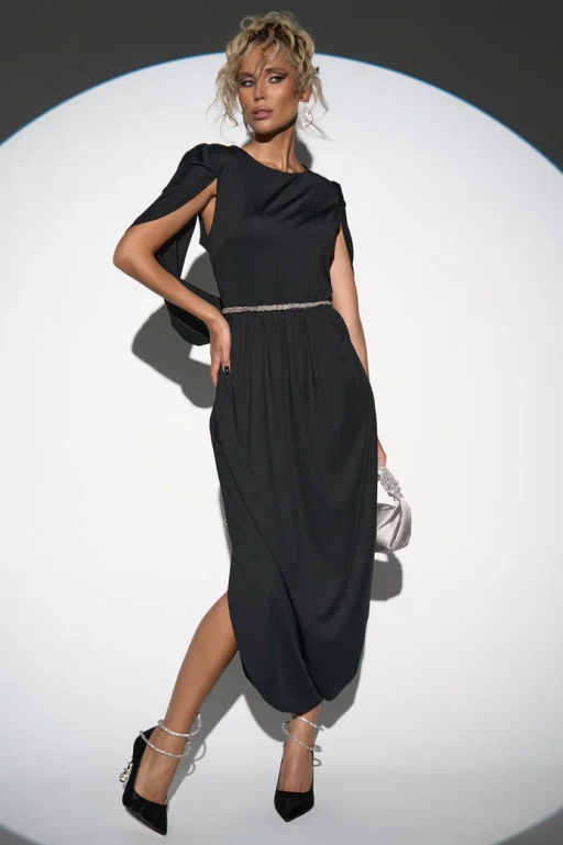 Платье Грация (черный) - Эльза фото 20