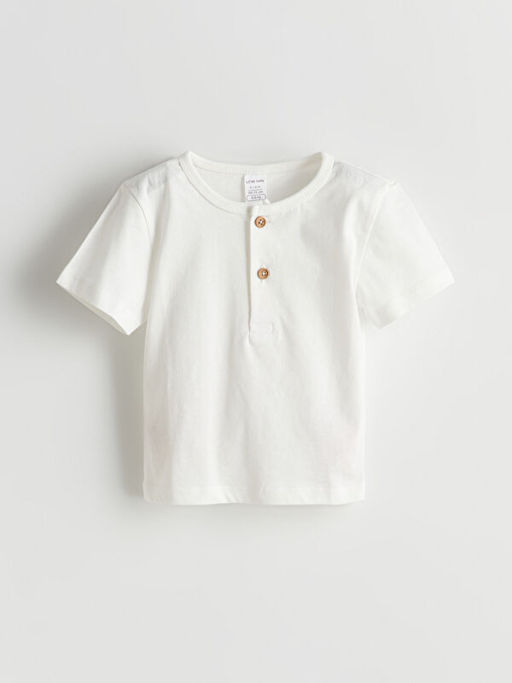 Bisiklet Yaka Erkek Bebek Ti??rt ve Pantolon 2li