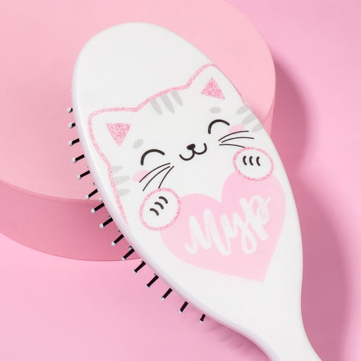 Расчёска массажная, 7×22 см, белая