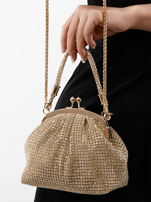 LACCOMA сумка ST126-золотой стразы