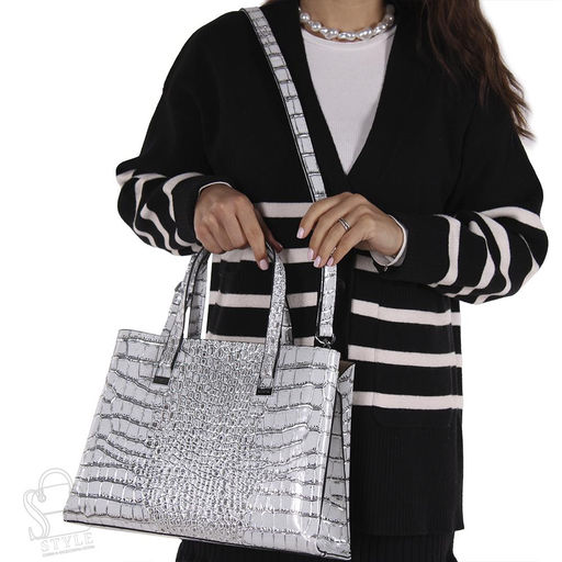 Сумка женская  593372-1 white Velina Fabbiano-Safenta/50 в Новосибирске