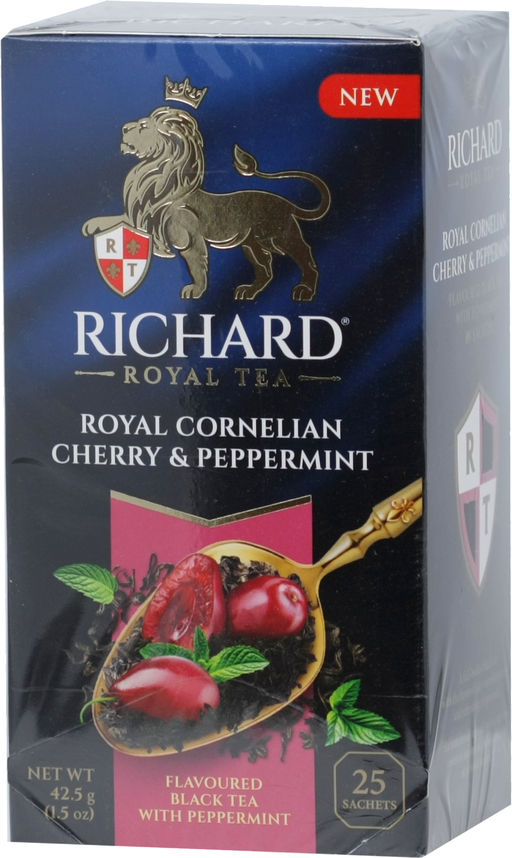 Richard. Кизил и мята карт.упаковка, 25 пак.