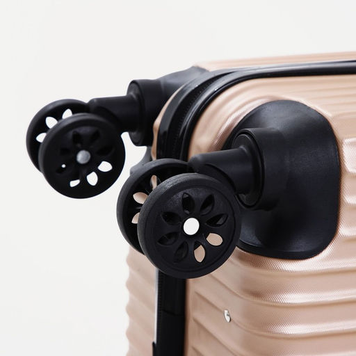 Чемодан малый 20, отдел на молнии, кодовый замок, цвет бежевый - Simaland фото 8