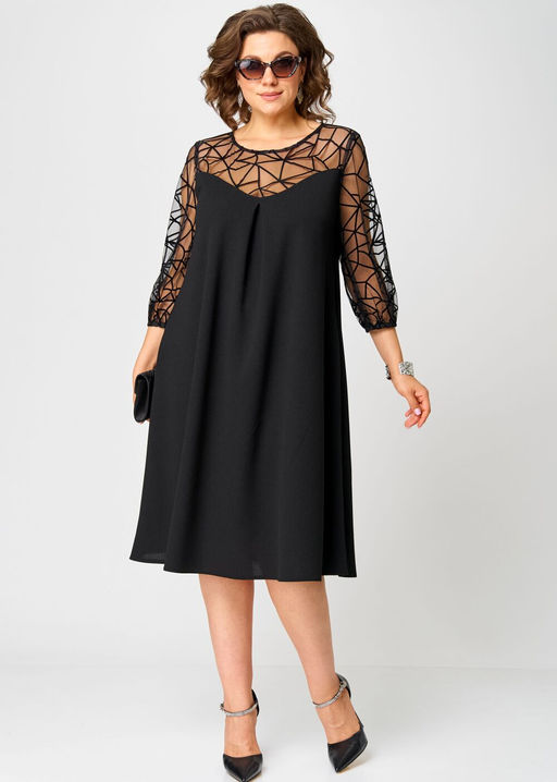 Платье EVA GRANT 7279С-Р черный