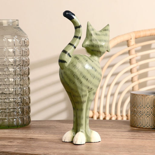 Сувенир «Киса», 15×30×7 см, дерево