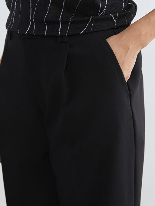 Beli Lastikli Kad?n Pileli Pantolon