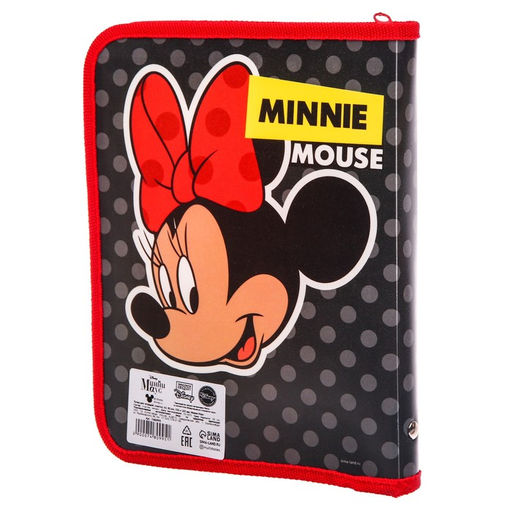 Папка пластиковая для тетрадей А5, на молнии, Минни Маус - Disney фото 4