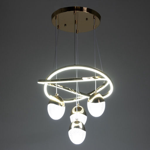 Светильник «Лансед» LED 150 Вт 3000-6000К золото 40×40×100 см