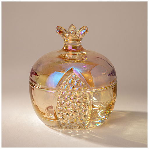 ЕМКОСТЬ ДЛЯ ХРАНЕНИЯ С КРЫШКОЙ ГРАНАТ 10Х10Х10 СМ