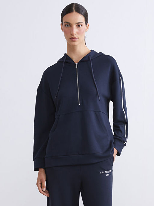 Kap??onlu Kad?n Sweatshirt Tunik