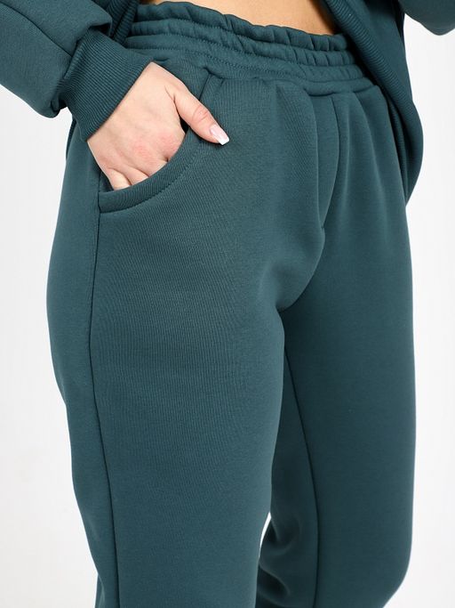 Костюм женский из Футера с начесом Петроль Рост 160-175 см