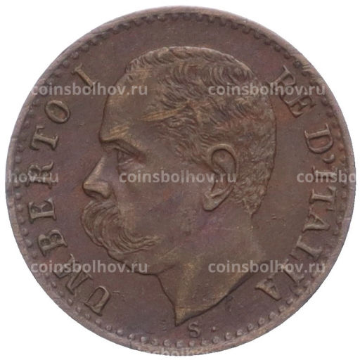 Монета 1 чентезимо 1899 года Италия