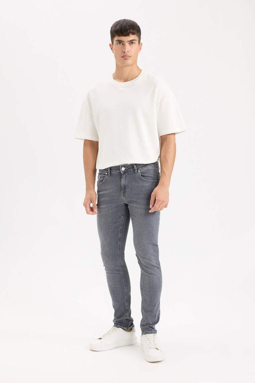 Carlo Skinny Fit Ekstra Dar Kal?p Normal Bel Ekstra Dar Paca Jean Pantolon - Defacto фото 3