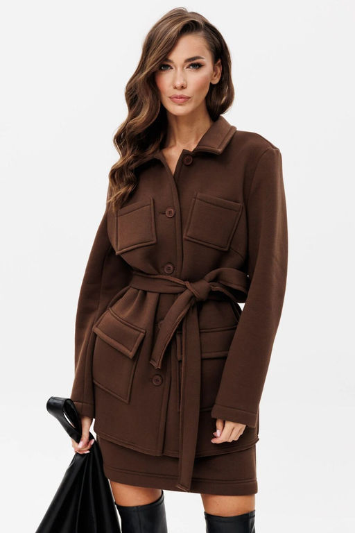 Костюм GO F7088/23-03.164-170 коричневый - Pirs фото 3