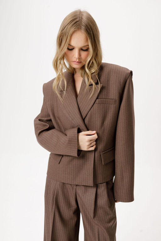 Жакет Pirs 6377 коричневый  фото 7