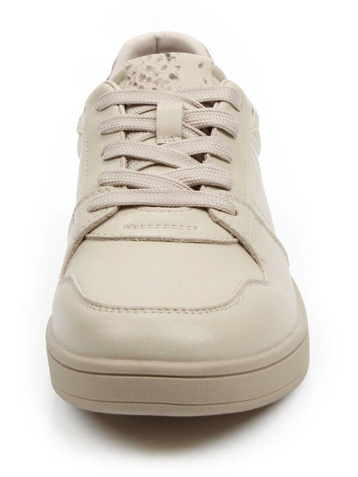 03-A1019-5 BEIGE Полуботинки спортивные женские (натуральная кожа)