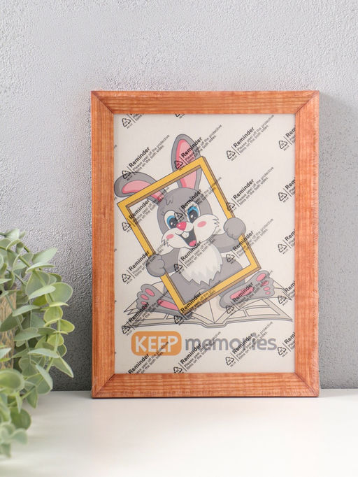 Фоторамка для фото 15×21 см Keep memories, Mira, дерево под орех, (пластиковый экран)