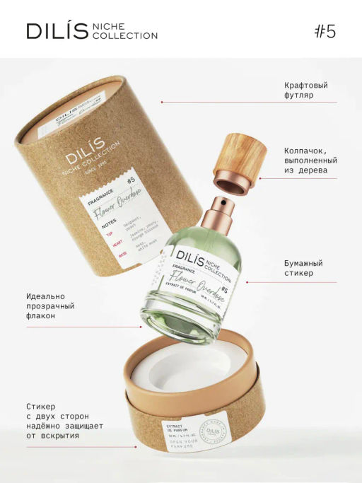 Dilis Духи экстра #5 Flower Overdose Niche Collection 50 мл фото 6