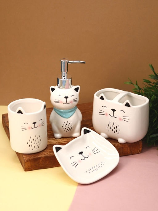 Подставка для зубных щёток Cute cat, 550 мл