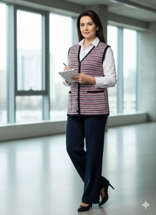 ЗЛАТА Жилет В 2367/бордовый