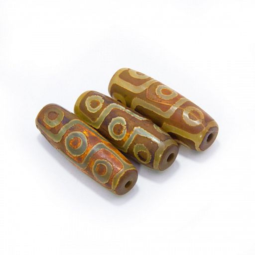 Бусина Дзи уп-2шт 9 глаз символизируют рост благосостояния от 9 планет