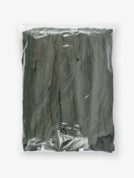 Цена за 10 шт. Молния «Трактор», №8, разъёмная, 2 замка, замки автомат, 100 см, хаки