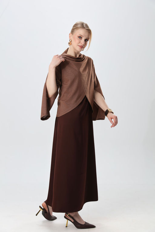 Костюм NIKVA н1015-2 капучино и шоколад  фото 3