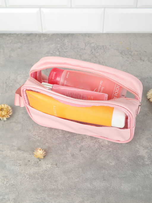 Сумка-органайзер 12х21х7 см / XN-026PN /уп 100/розовая