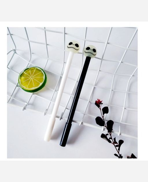 Ручка Череп, светится в темноте. Черная гел паста 9046381 - Yiwu youda import & export co фото 6