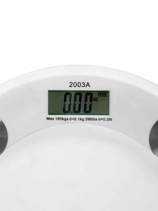 Весы напольные LVE-001, электронные, до 180 кг, 2хААА, стекло, белые