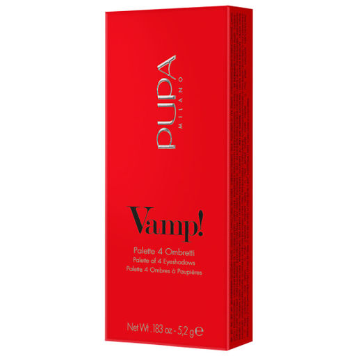 Палетка теней Vamp! 4 Eyeshadow Palette, 004 Яркая слива