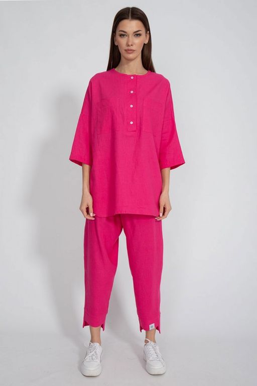 Льняная рубашка 4081 - Kivviwear фото 2