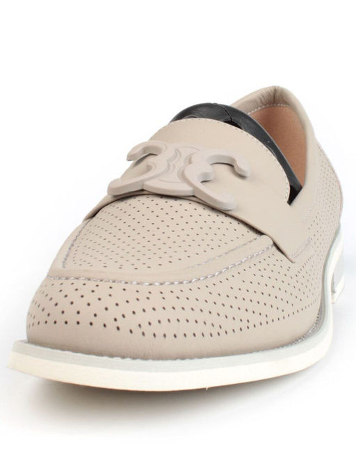 06-PDJ72-2 GRAY/GREEN Туфли женские (натуральная кожа) - Фабричный китай фото 7