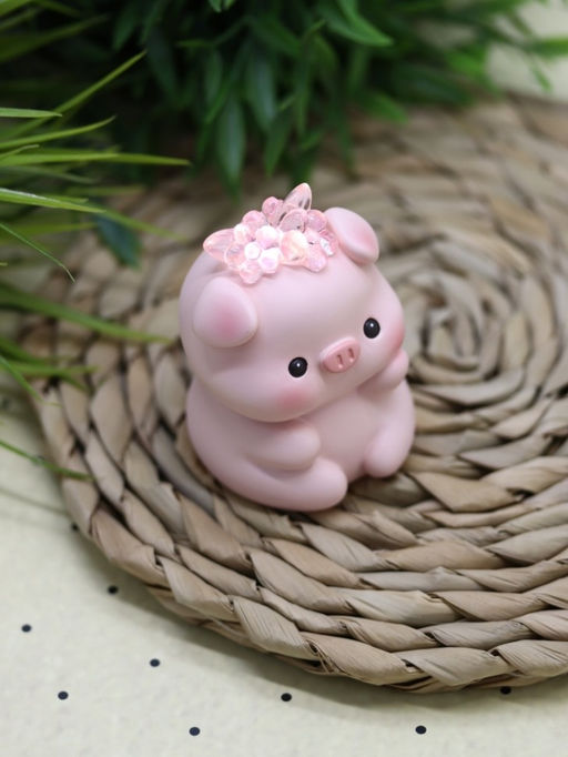 Ночник Cute pig (8,5 см), пластик