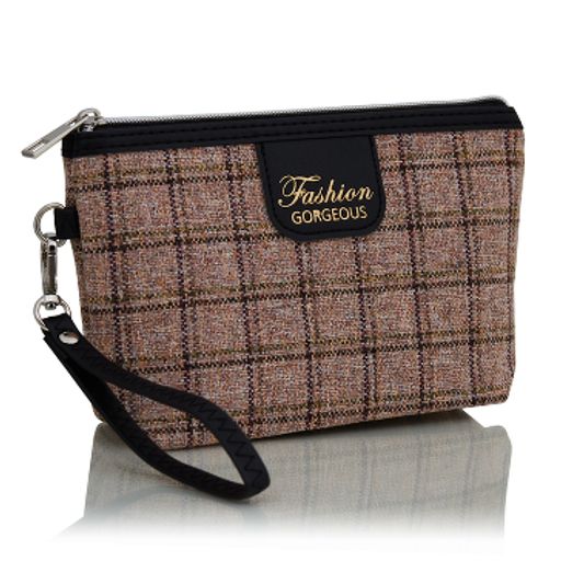 Косметичка Fashion. Цвет сливовый. Размер 23х13 см.