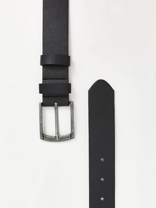 Deri G?r?n?ml? Erkek ?ocuk Kemer - Waikiki фото 3