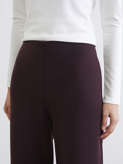 Beli Lastikli Kad?n Triko Pantolon