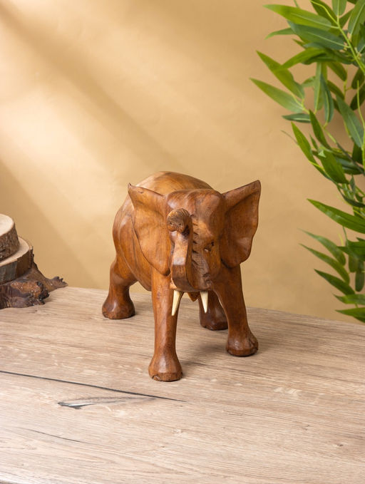 Сувенир «Слон», 33×16×22 см, дерево суар, коричневый