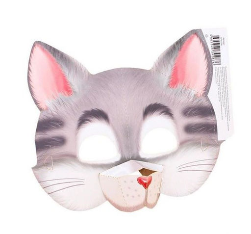 Маска карнавальная "Котик" (КРК-9286)