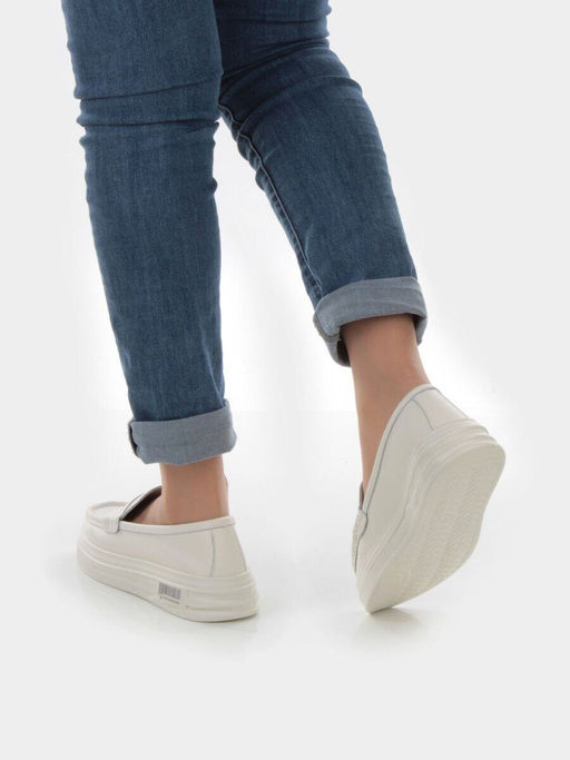 06-PDXL157-2 BEIGE Туфли женские (натуральная кожа) - Фабричный китай фото 16