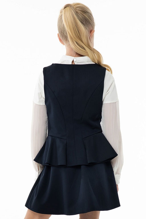 Школьный жилет для девочки Mooriposh, модель 1103/1